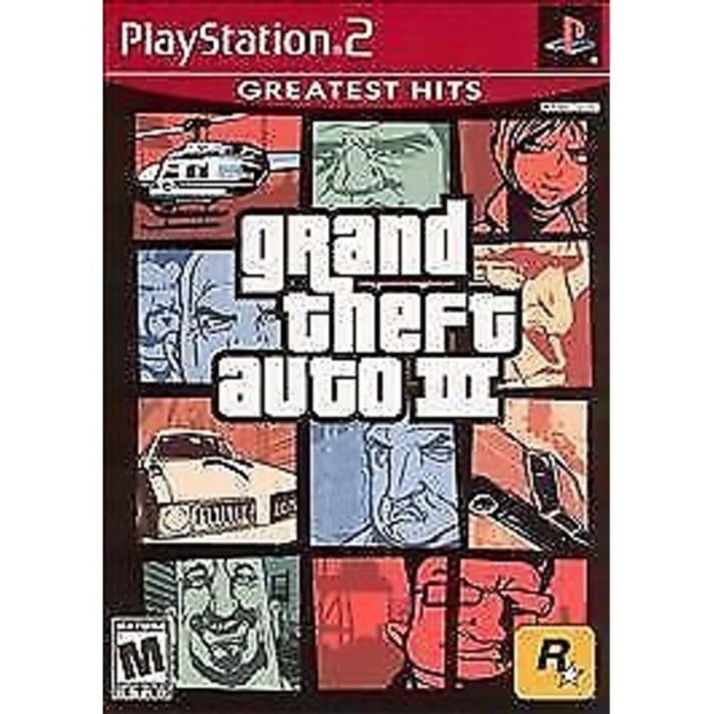 Grand Theft Auto III GTA 3 (PlayStation‎ 2 PS2, 2003)
